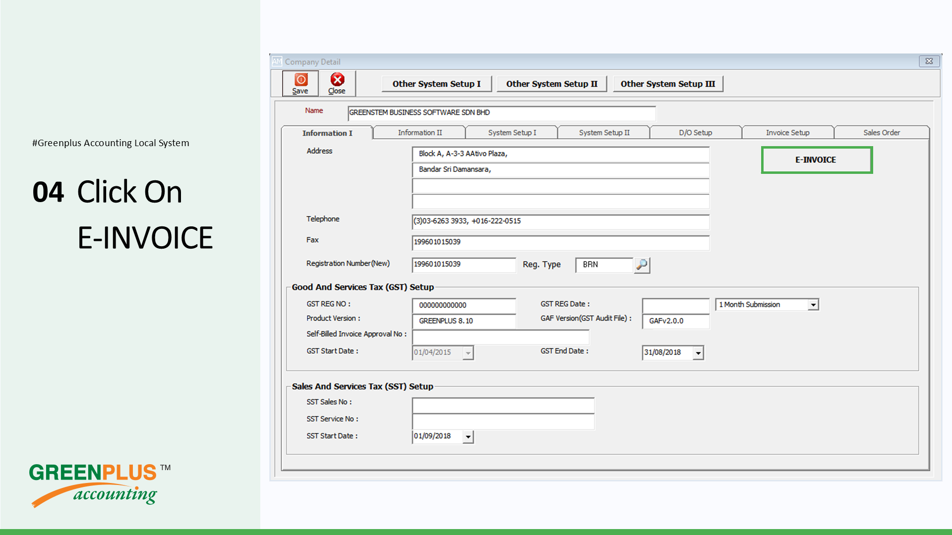 E-Invoice-In-Greenplus-System 18