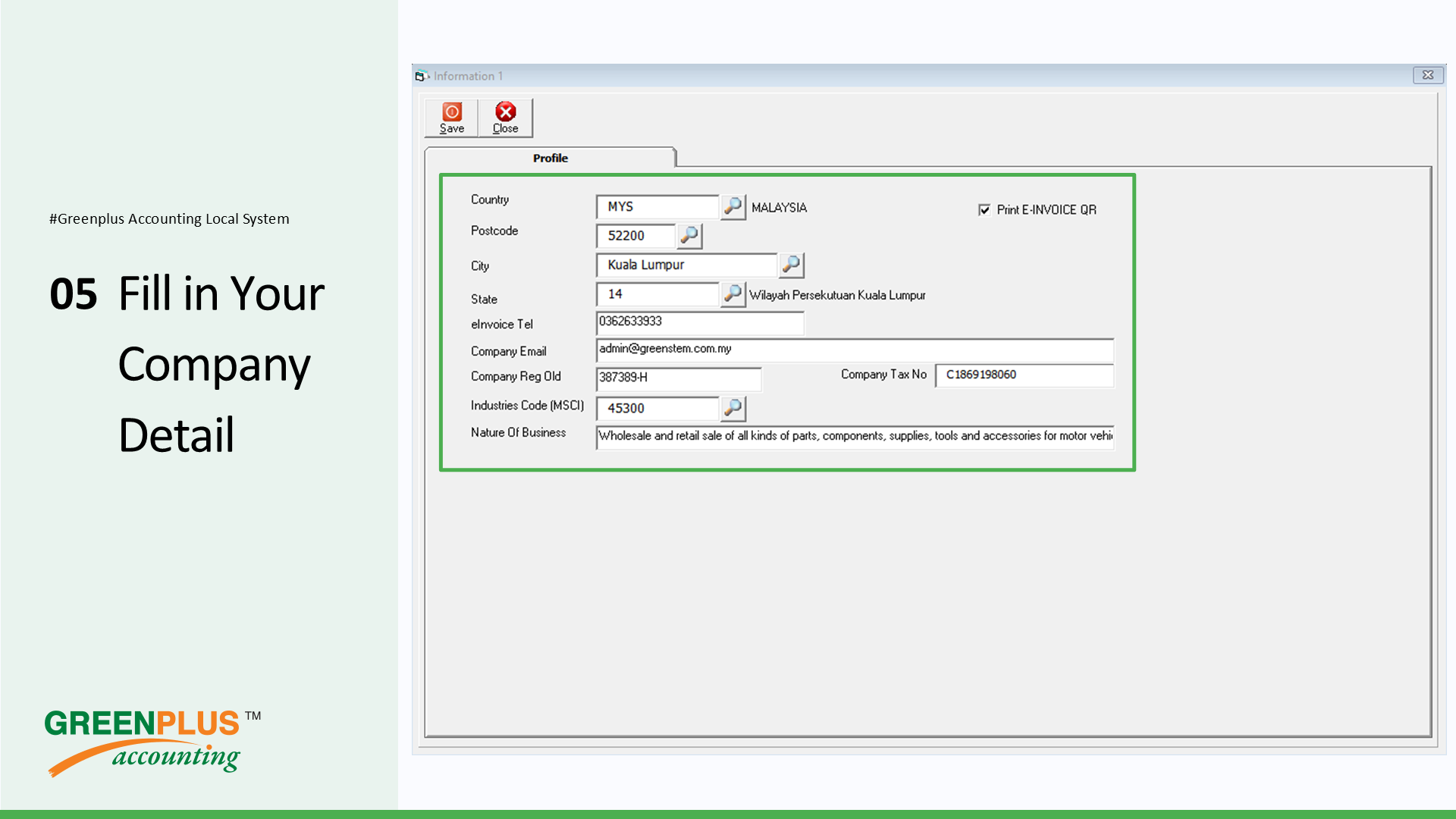 E-Invoice-In-Greenplus-System 19