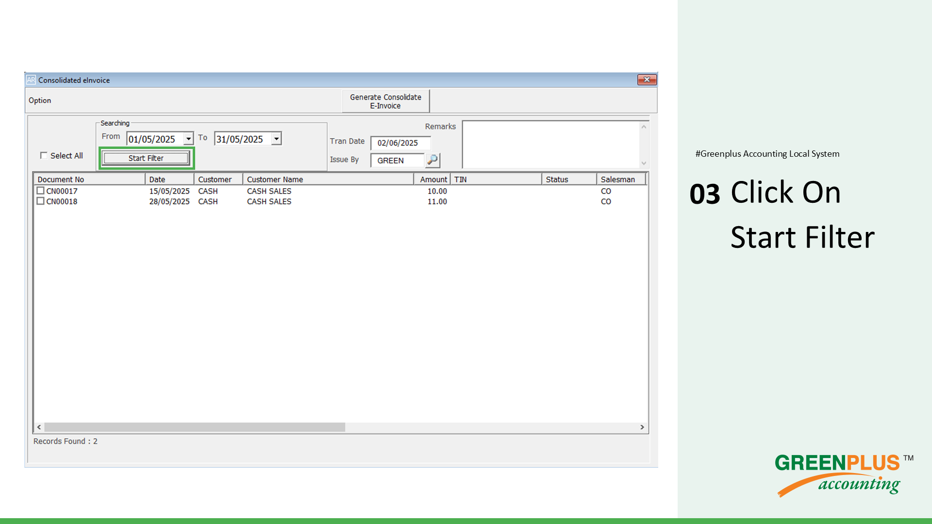 E-Invoice-In-Greenplus-System 247