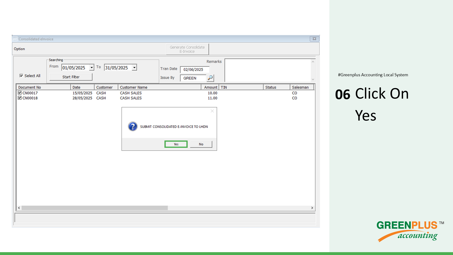 E-Invoice-In-Greenplus-System 250