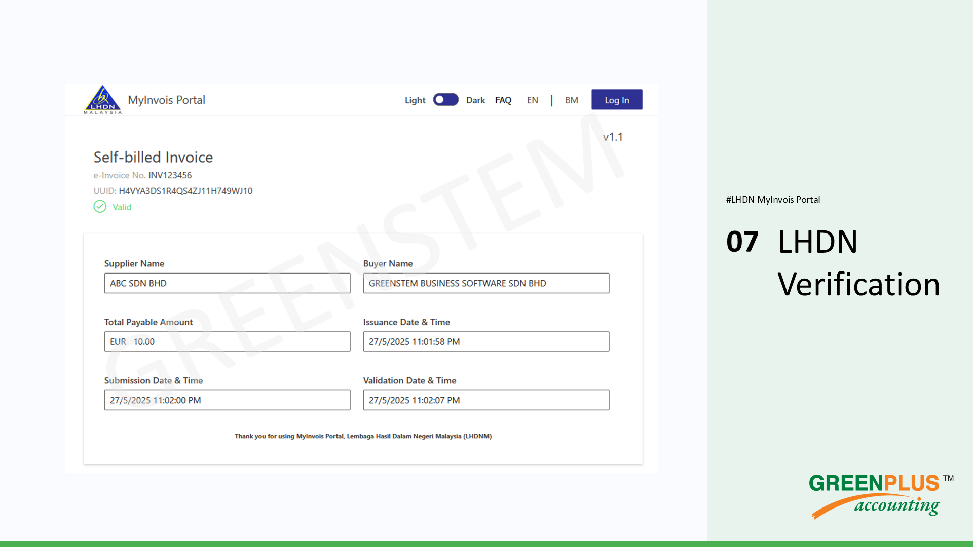 E-Invoice-In-Greenplus-System 321