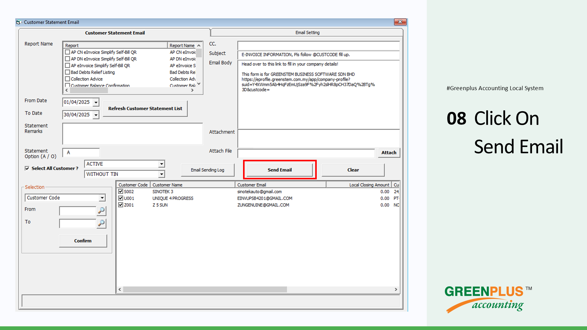 E-Invoice-In-Greenplus-System 49