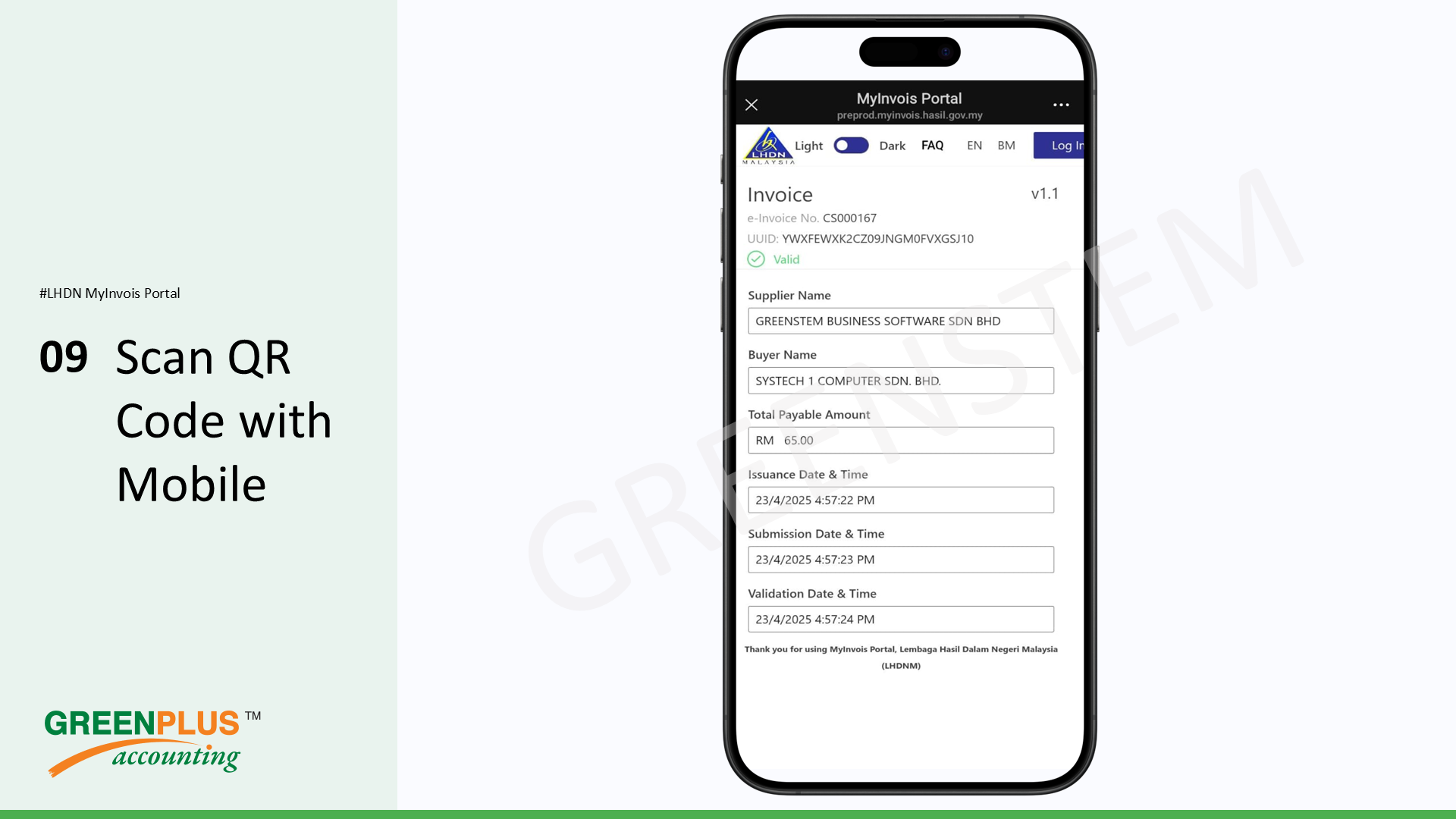 E-Invoice-In-Greenplus-System 77