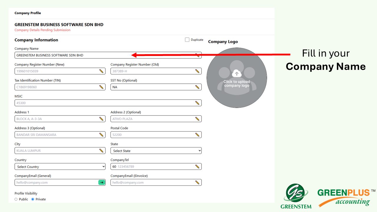 E-Profile Register 20