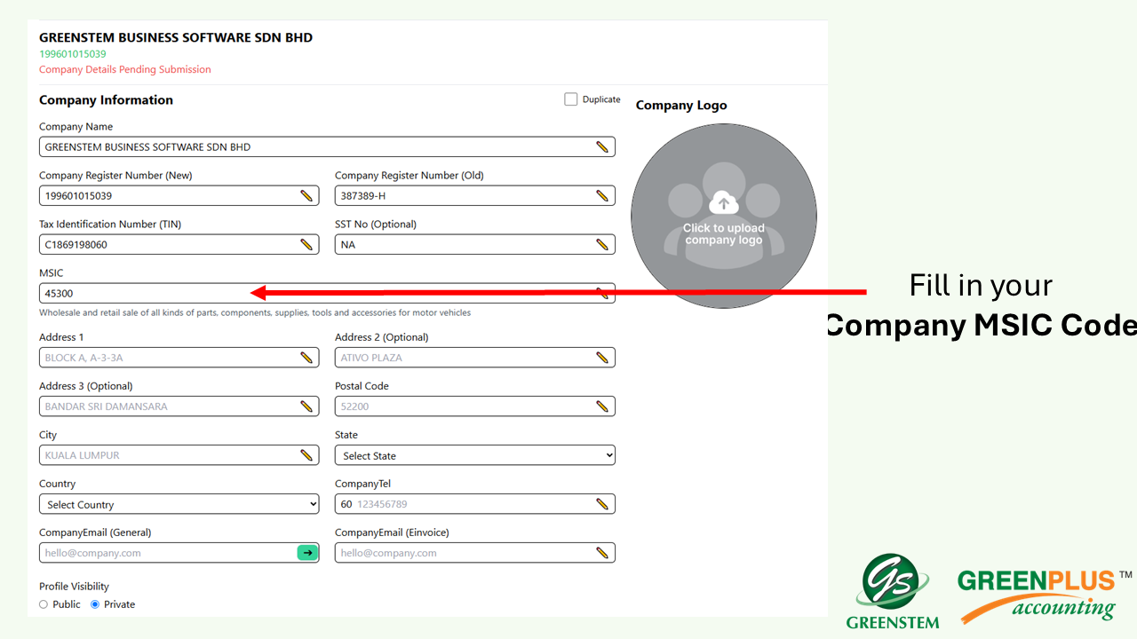 E-Profile Register 25