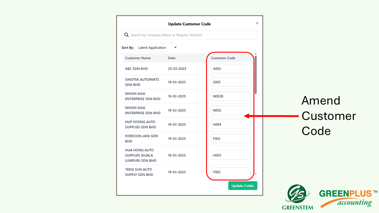 E-Profile Register 67