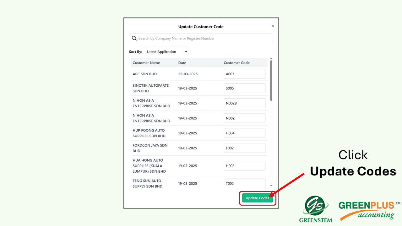 E-Profile Register 68
