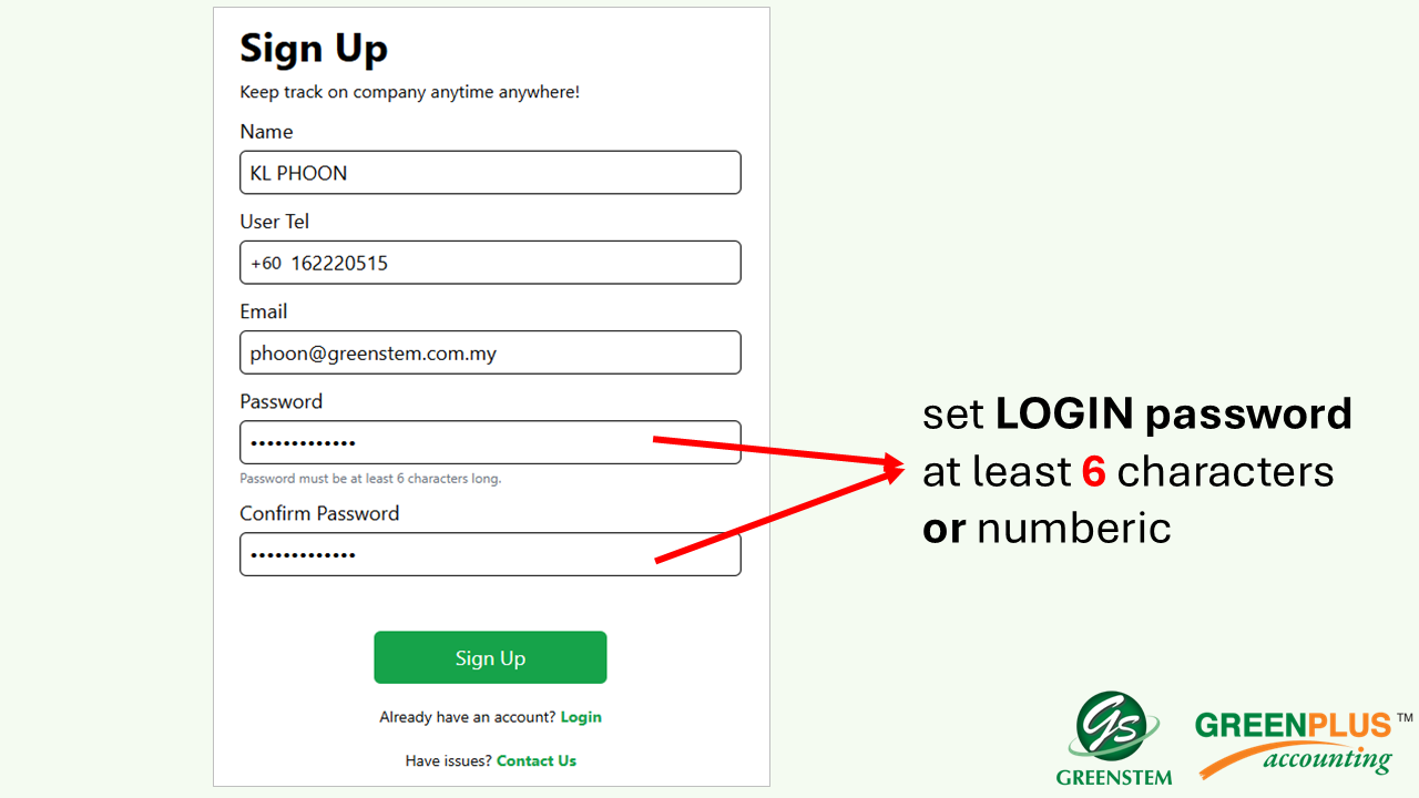 E-Profile Register 9