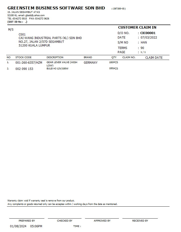 ClaimNoteReport9
